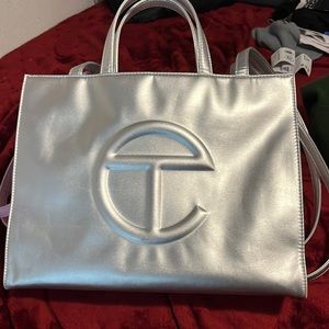 Silver medium Telfar
